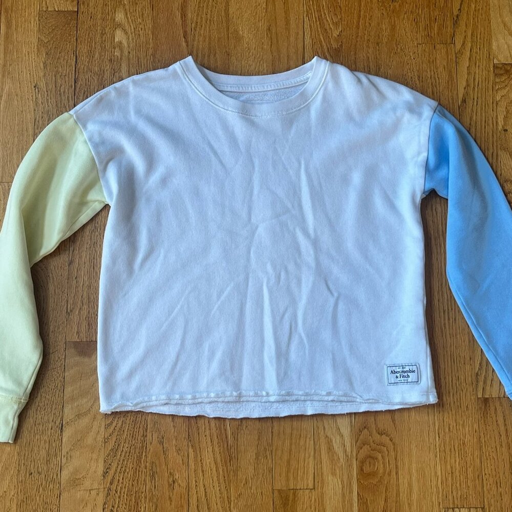 Girls abercrombie kids color block sweatshirt (13/14)